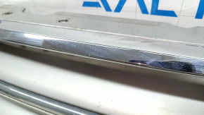 Ford Escape MK3 17-19 restyling grille, gray with chrome, with emblem, sand, chips