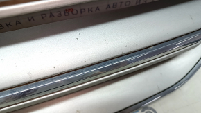 Ford Escape MK3 17-19 restyling grille, gray with chrome, with emblem, sand, chips
