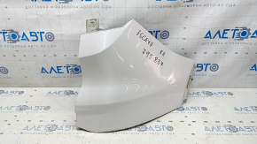 Rear bumper, bare right, Ford Escape MK3 17-19, rest, white, broken mount