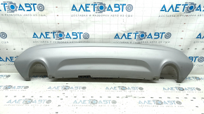 Lower rear bumper trim for Ford Escape MK3 2017-2019, 2-pipe, gray, scratches