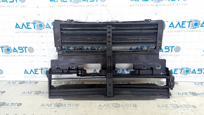 Ford Fusion mk5 13-16 radiator deflector louver assembly with motor, cracks