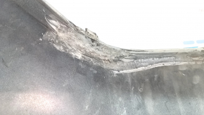 Front bumper, bare, Ford Escape MK3 2017-2019, white, cracked, cracks in the mounts, scratches, chips, fake