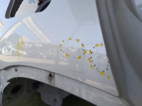 Quarter wing rear right BMW X3 G01 18- on the body, white, pokes