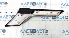 Mitsubishi Outlander 22-25 center console trim, upper right, black leather, peeling