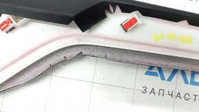 Mitsubishi Outlander 22-25 center console trim, upper right, black leather, peeling