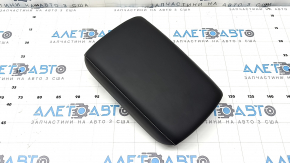 Mitsubishi Outlander 22-25 armrest, black leather with gray stitching