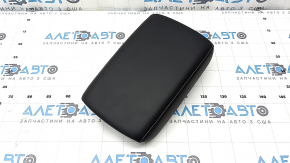 Mitsubishi Outlander 22-25 armrest, black leather with gray stitching