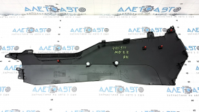 Mitsubishi Outlander 22-25 right side center console trim, black, scratches