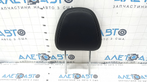 Mitsubishi Outlander 22-25 driver's seat headrest, black leather with gray stitching