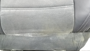 Mitsubishi Outlander 22-25 driver's seat back upholstery, black leather combination, gray stitching, heated, dry-cleanable