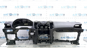Ford Edge 19-24 black dashboard with airbag