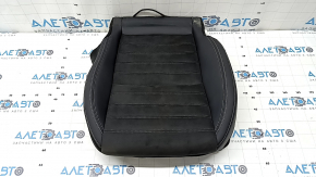 Mitsubishi Outlander 22-25 driver's seat upholstery, black leather combination, gray stitching, heated, dry-cleanable, water-damaged