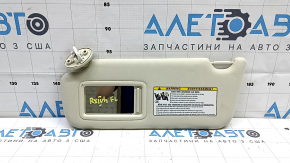 Left visor for Lexus RX350 RX450h 20-22 beige, without hook