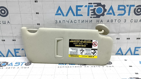 Left visor for Lexus RX350 RX450h 20-22 beige, without hook