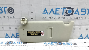 Right visor for Lexus RX350 RX450h 20-22 beige, without hook, dry-cleanable