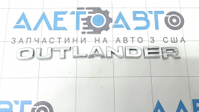 Mitsubishi Outlander 22-25 chrome trunk lid Outlander emblem