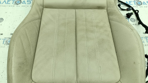 Audi Q5 80A 18-20 leather passenger seat trim, lower part, beige, heated, trimmed