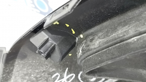 Mitsubishi Outlander 22-25 front bumper lip, gloss black, broken fasteners, cracked, scratches