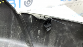 Mitsubishi Outlander 22-25 front bumper lip, gloss black, broken fasteners, cracked, scratches