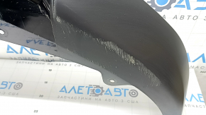 Mitsubishi Outlander 22-25 front bumper lip, gloss black, broken fasteners, cracked, scratches