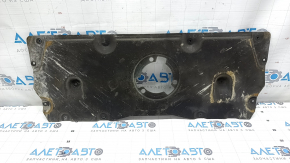 Rear engine guard for BMW 3 G20 19-25 RWD is torn and dented.