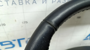 Naked steering wheel for Ford Escape MK3 2017-2019, black leather, no buttons, worn, scratches