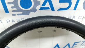 Naked steering wheel for Ford Escape MK3 2017-2019, black leather, no buttons, worn, scratches