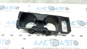 Cup holders for Ford Escape MK3 2017-2019, black, no backlight, scratches