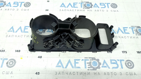 Cup holders for Ford Escape MK3 2017-2019, black, no backlight, scratches