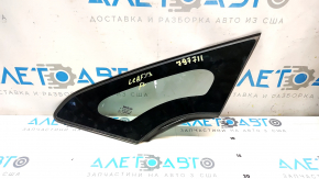 The front left window glass is blind and the seal is torn on a Nissan Leaf 13-17.