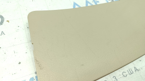 Left Subaru B10 Tribeca trunk lid trim cap, beige, scratches