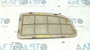 Left Subaru B10 Tribeca trunk lid trim cap, beige, scratches