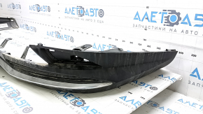 Lexus RX450h 20-22 rear bumper center lip with chrome molding, scratches, cracked chrome