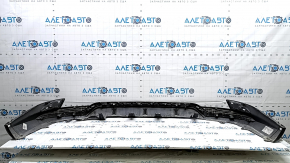 Lexus RX450h 20-22 rear bumper center lip with chrome molding, scratches, cracked chrome