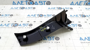 Right trunk opening trim for Lexus RX350 RX450h 16-22 black, worn