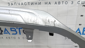 Front bumper center lip Lexus RX350 RX450h 20-22 gray, cracked, scratches