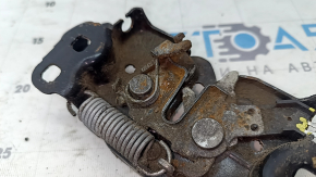 Chrysler 200 15-17 hood lock with sensor, broken connector, rusty