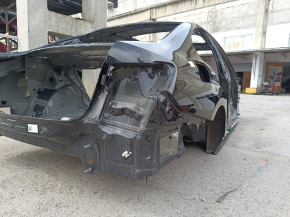 Quarter wing rear right BMW 3 G20 19-24 on the body, black, butt