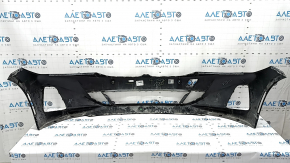Bare front bumper for BMW 3 G20 23-25 with parking sensors and no PMA, black, broken, scratches, dents