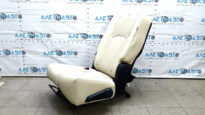 Rear seats, 2nd row, left, Lexus RX350 RX450h 20-22, without airbag, manual, beige leather, beige stitching, perforation, rusty bottom