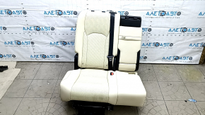 Rear seats, 2nd row, right, Lexus RX350 RX450h 20-22, without airbag, manual, beige leather, beige stitching, perforation, rusty bottom