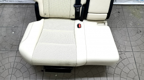 Rear seats, 2nd row, right, Lexus RX350 RX450h 20-22, without airbag, manual, beige leather, beige stitching, perforation, rusty bottom
