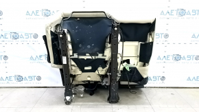 Rear seats, 2nd row, right, Lexus RX350 RX450h 20-22, without airbag, manual, beige leather, beige stitching, perforation, rusty bottom