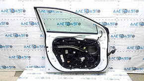 Front left door assembly Hyundai Elantra AD 17-20 white W8, bumpers