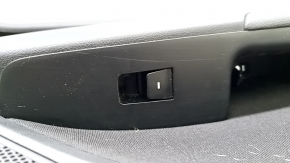 Door trim panel rear left Hyundai Elantra AD 19-20 black, insert black cloth, armrest rubber black, with window lift control, scratches on the trim