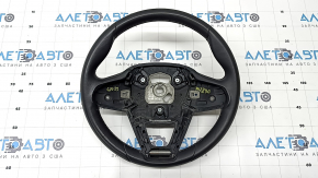 Bare steering wheel BMW 3 G20 19-24 black leather, under the paddle shifters, Sport, scratches, non-factory holes