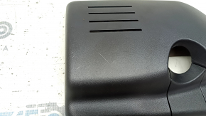 Ford Mustang mk6 18-23 interior mirror cover, black, 2 pieces, for camera and rain sensor, scratches, broken guide