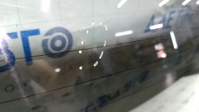 Jeep Compass 17-19 rear tailgate glass, tinted, scratches
