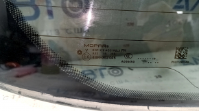 Jeep Compass 17-19 rear tailgate glass, tinted, scratches