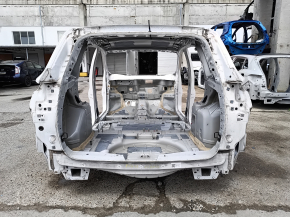 Rear panel for Ford Escape MK3 2013-2019, 2 parts, on the body, white